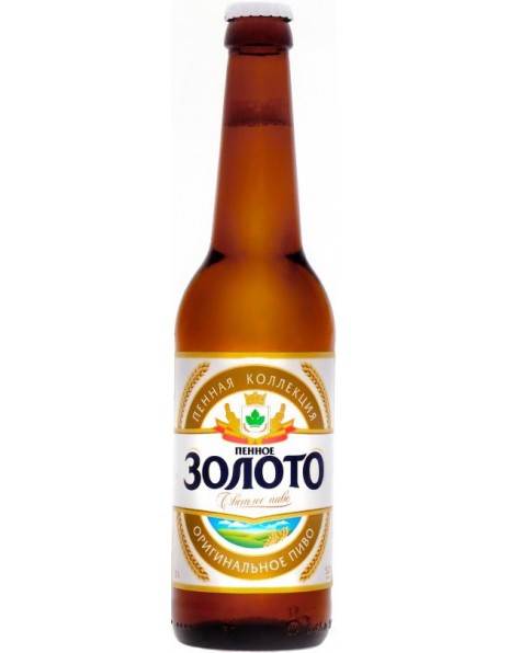 Пиво "Пенное Золото", 0.45 л
