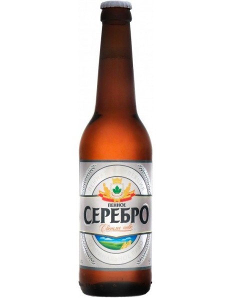 Пиво "Пенное Серебро", 0.45 л