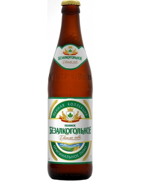 Пиво "Пенное Безалкогольное", 0.5 л