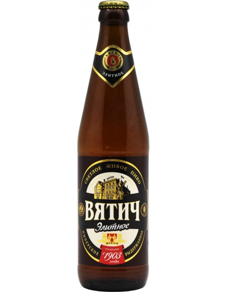 Пиво Вятич, "Элитное", 0.5 л