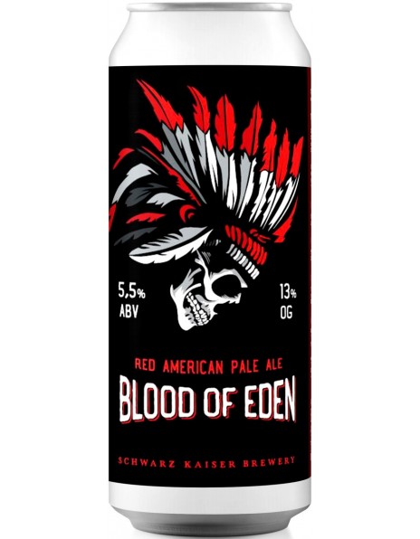 Пиво Schwarz Kaiser, "Blood of Eden", in can, 0.5 л