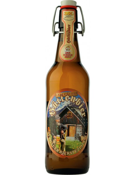 Пиво Der Hirschbrau, "Allgauer Huttenbier", 0.5 л