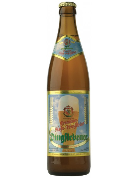 Пиво Dingslebener, Hefe-Weizen, 0.5 л