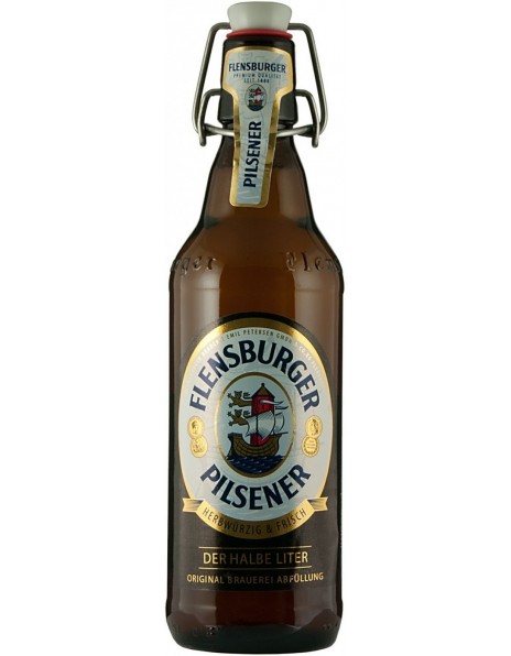 Пиво Flensburger, Pilsener, 0.5 л