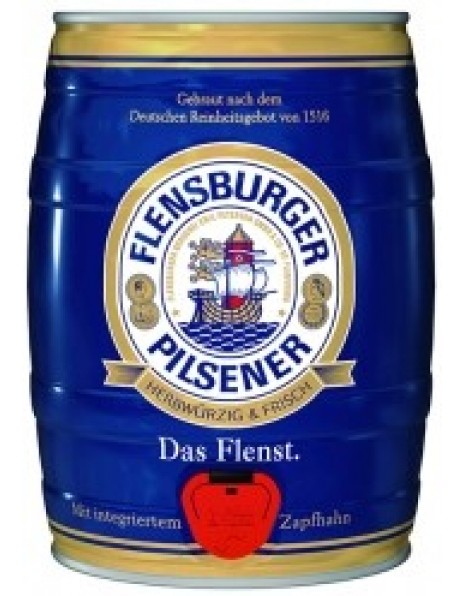 Пиво Flensburger, Pilsener, in keg, 20 л