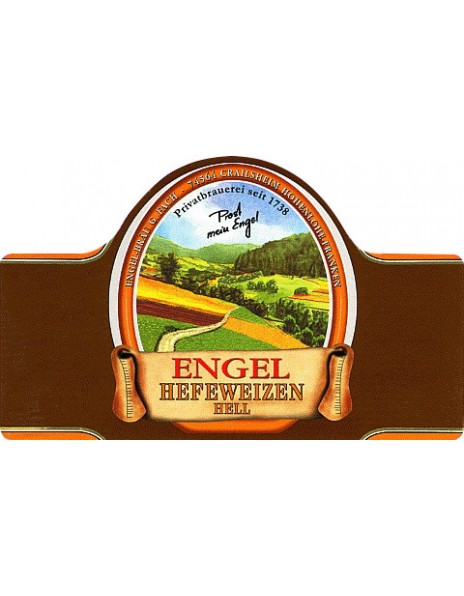Пиво Engel, Hefeweizen Hell, in keg, 30 л