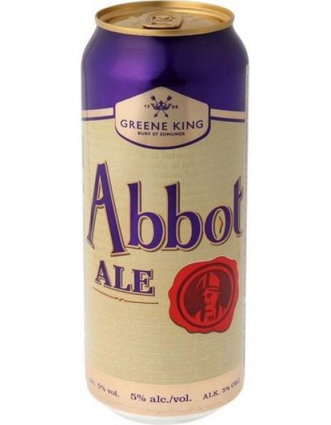 Пиво Greene King, "Abbot Ale", in can, 0.5 л