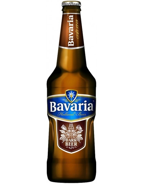 Пиво "Бавария" Темное, 0.5 л