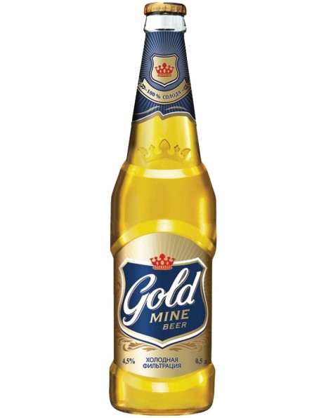 Пиво "Голд Майн Бир", 0.5 л