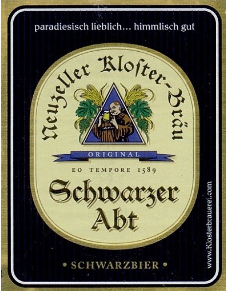 Пиво Neuzeller Kloster-Brau, "Schwarzer Abt", in keg, 20 л