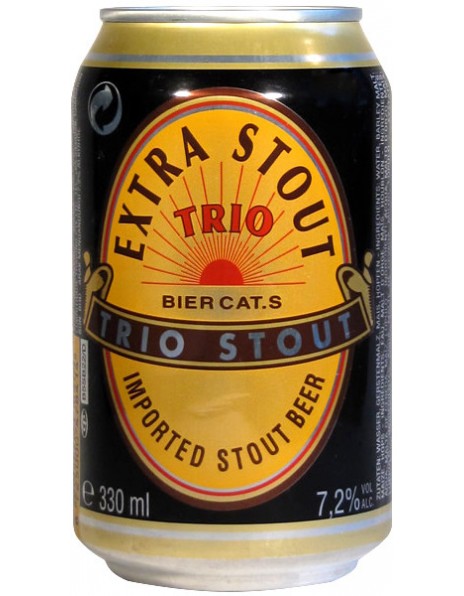 Пиво "Trio" Extra Stout, in can, 0.33 л