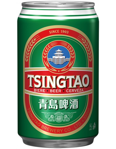 Пиво "Tsingtao", in can, 0.33 л
