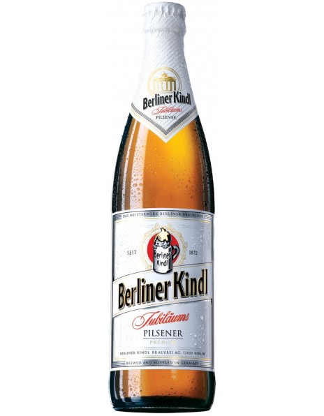 Пиво Berliner Kindl, "Jubilaums" Pilsener Premium, 0.5 л