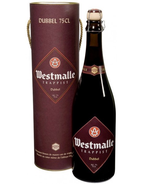 Пиво Westmalle, "Trappist Dubbel", in gift tube, 0.75 л