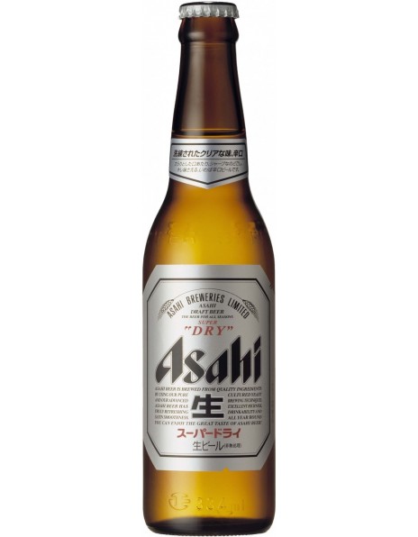 Пиво "Asahi" Super Dry, 0.33 л