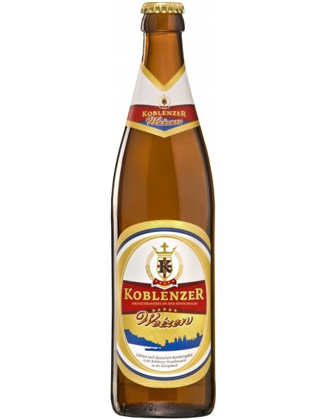 Пиво "Koblenzer" Weizen, 0.5 л