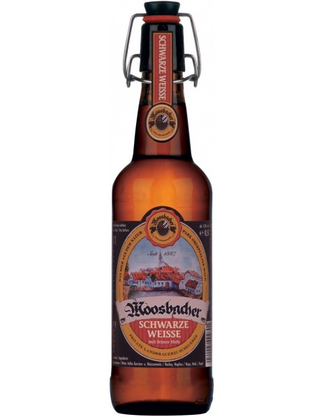 Пиво "Moosbacher" Schwarze Weisse, 0.5 л