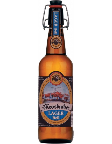 Пиво "Moosbacher" Lager, 0.5 л