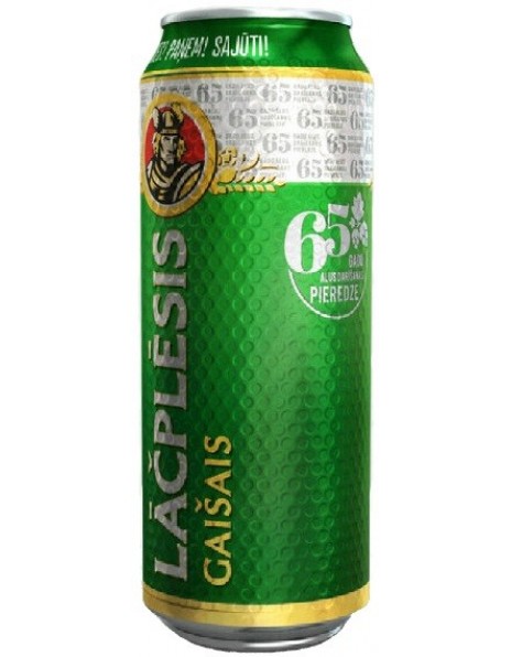 Пиво "Lacplesis" Gaisais, in can, 0.5 л