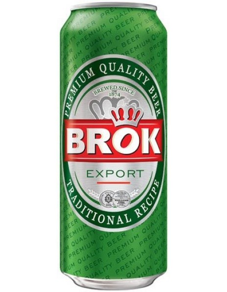 Пиво "Brok" Export, in can, 0.5 л
