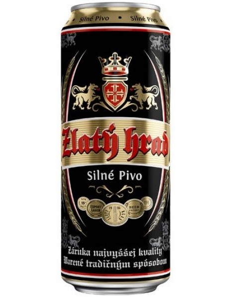 Пиво "Zlaty Hrad" Strong, in can, 0.5 л