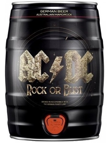 Пиво "AC/DC", mini keg, 5 л