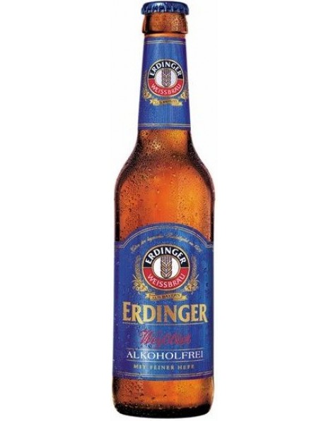 Пиво Erdinger, Weissbier Alkoholfrei, 0.33 л