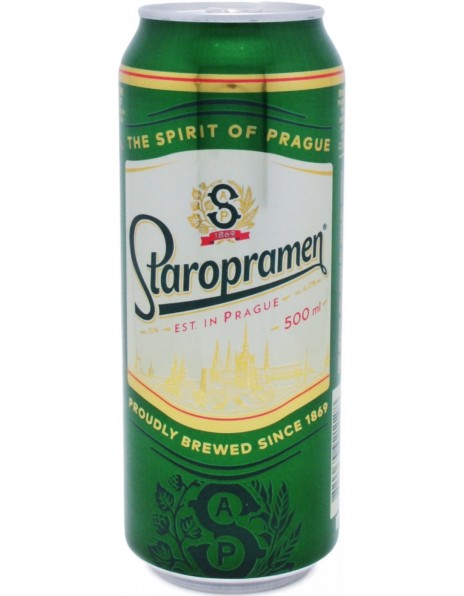Пиво "Staropramen" Premium (Ukraine), in can, 0.5 л