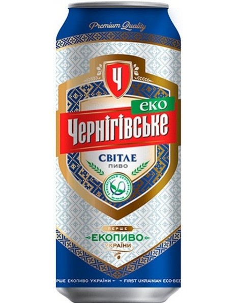 Пиво "Черниговское" Светлое, в жестяной банке, 0.5 л
