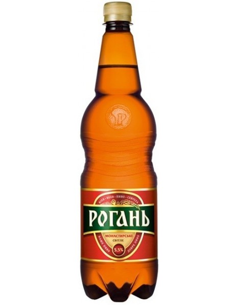 Пиво Rogan, "Monastyrskoe", PET, 1 л