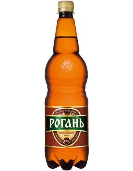 Пиво Rogan, "Veselyj Monach" Mіtsne, PET, 1 л
