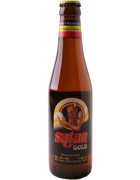 Пиво De Block, "Satan" Gold, 0.33 л