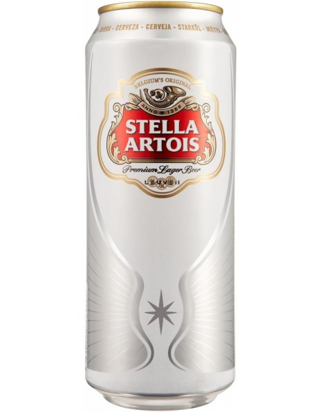 Пиво "Stella Artois" (Russia), in can, 0.5 л