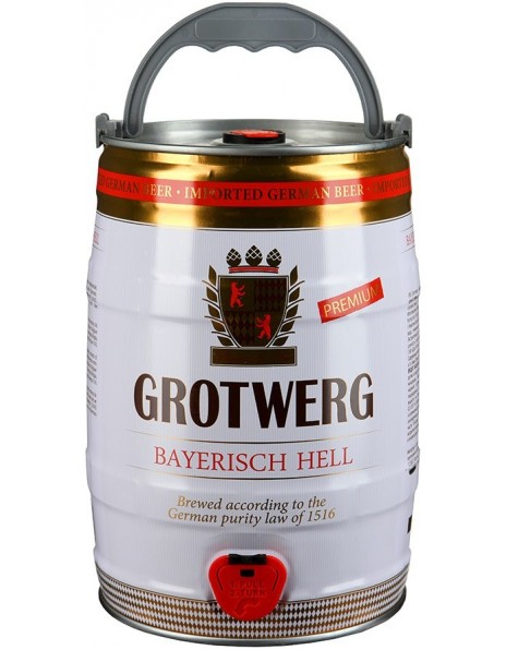 Пиво "Grotwerg" Bayerisch Hell, mini keg, 5 л