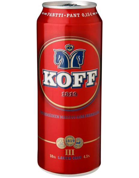 Пиво "Кофф", в жестяной банке, 0.5 л