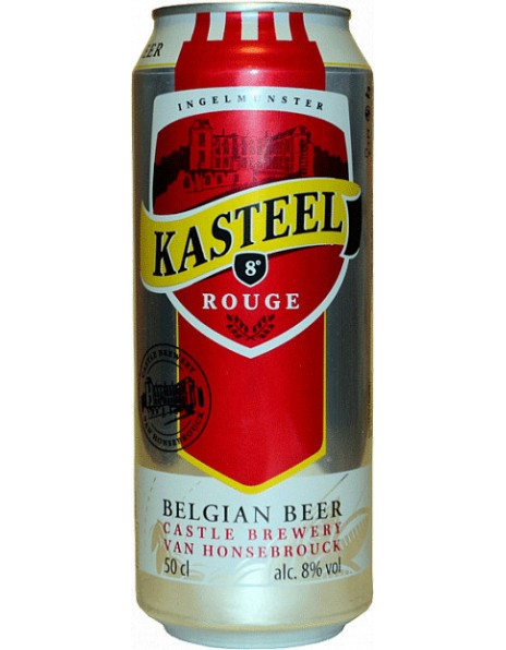Пиво Van Honsebrouck, "Kasteel" Rouge, in can, 0.5 л