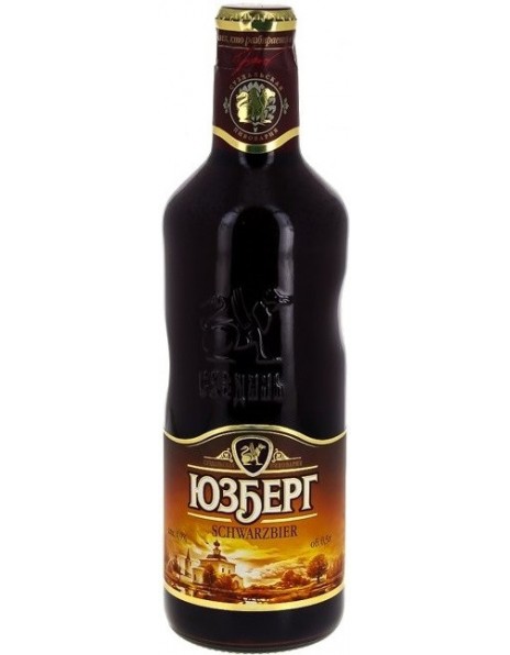 Пиво "Юзберг" Шварцбир, черное, 0.5 л