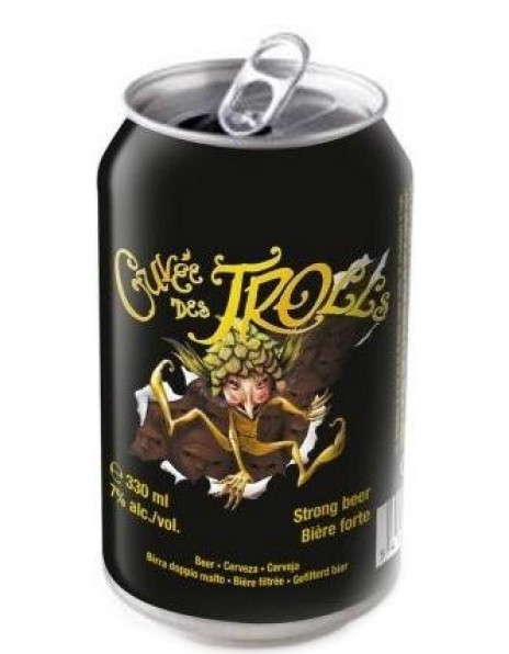 Пиво Dubuisson, "Cuvee des Trolls", in can, 0.33 л