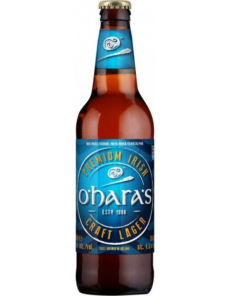 Пиво Carlow, "O'Hara's" Irish Craft Lager, 0.5 л