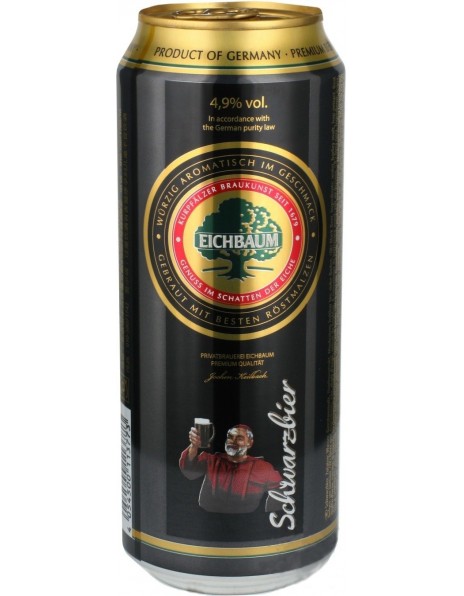 Пиво "Eichbaum" Schwarzbier, in can, 0.5 л