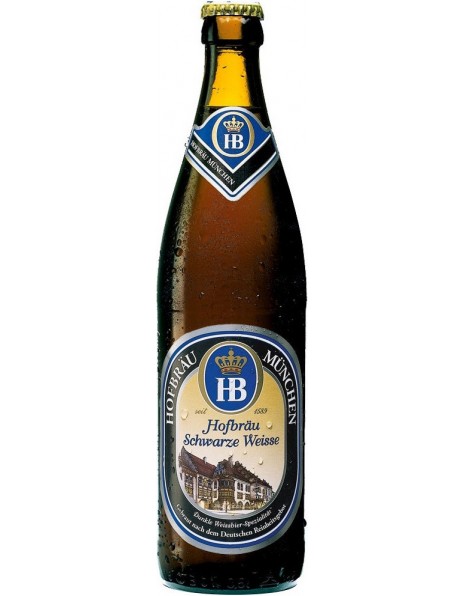 Пиво Hofbrau, "Schwarze Weisse", 0.5 л