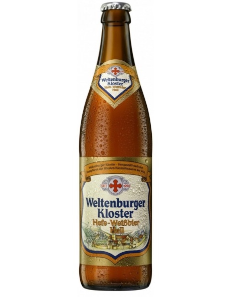 Пиво Weltenburger Kloster, Hefe-Weissbier Hell, 0.5 л