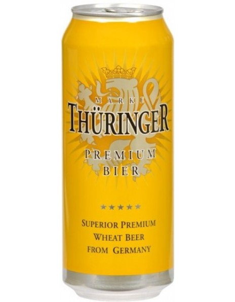 Пиво "Thuringer" Weissbier, in can, 0.5 л