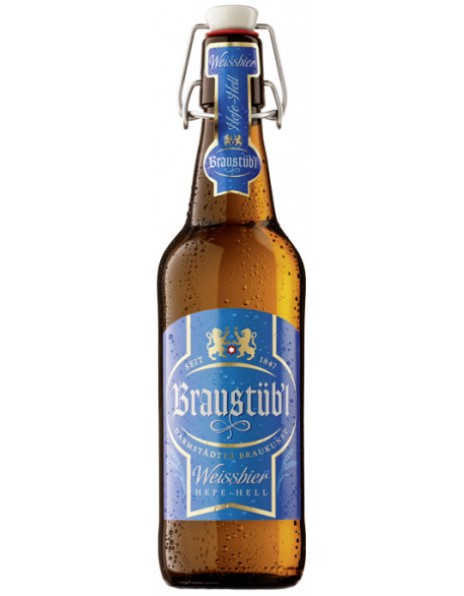 Пиво Braustuebl, Weissbier Hefe-Hell, 0.5 л