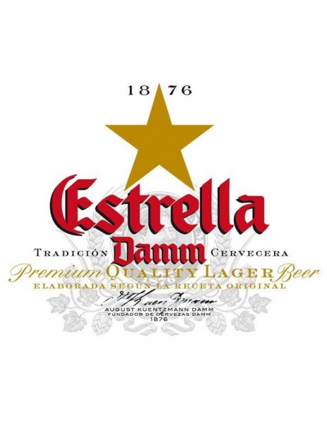 Пиво Estrella Damm, in keg, 30 л