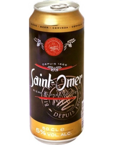 Пиво "Saint-Omer" Blond de Luxe, in can, 0.5 л