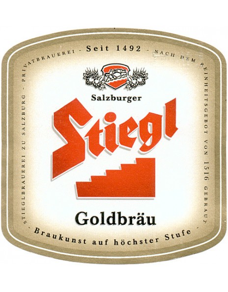Пиво Stiegl, Goldbrau, in keg, 25 л