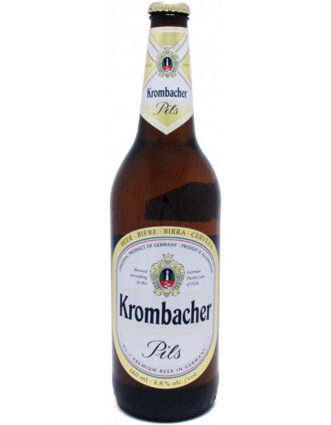 Пиво Krombacher, Pils, 0.66 л