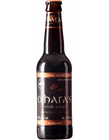 Пиво Carlow, "O'Hara's" Irish Stout, 0.33 л