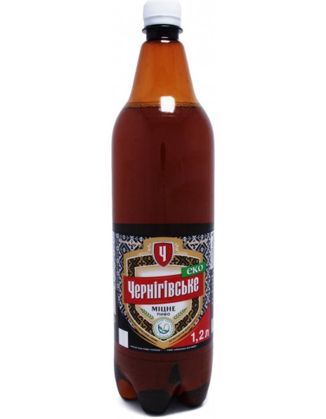 Пиво "Черниговское" Крепкое, ПЭТ, 1.2 л